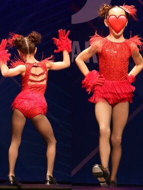 Red IC Weissman Tap/Jazz Costume
